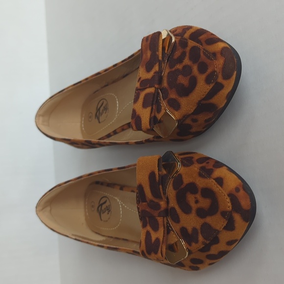 Trary Pointed Toe with Bow Slip On Ballet Flats Leopard Print 8 Brown - Picture 8 of 16